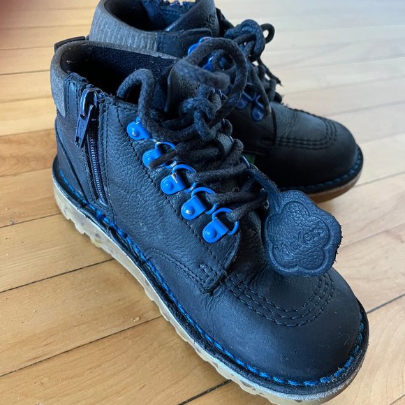 Kickers Winter Leather Hi Shoes - Picture 1 of 2